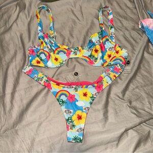 Moana Bikini - Colorful Tropical Print